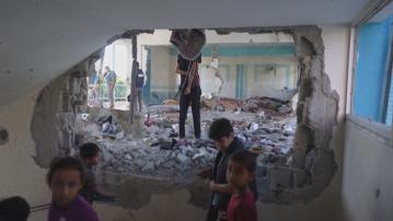 以軍空襲加沙中部聯合國難民營 造成至少45人死亡