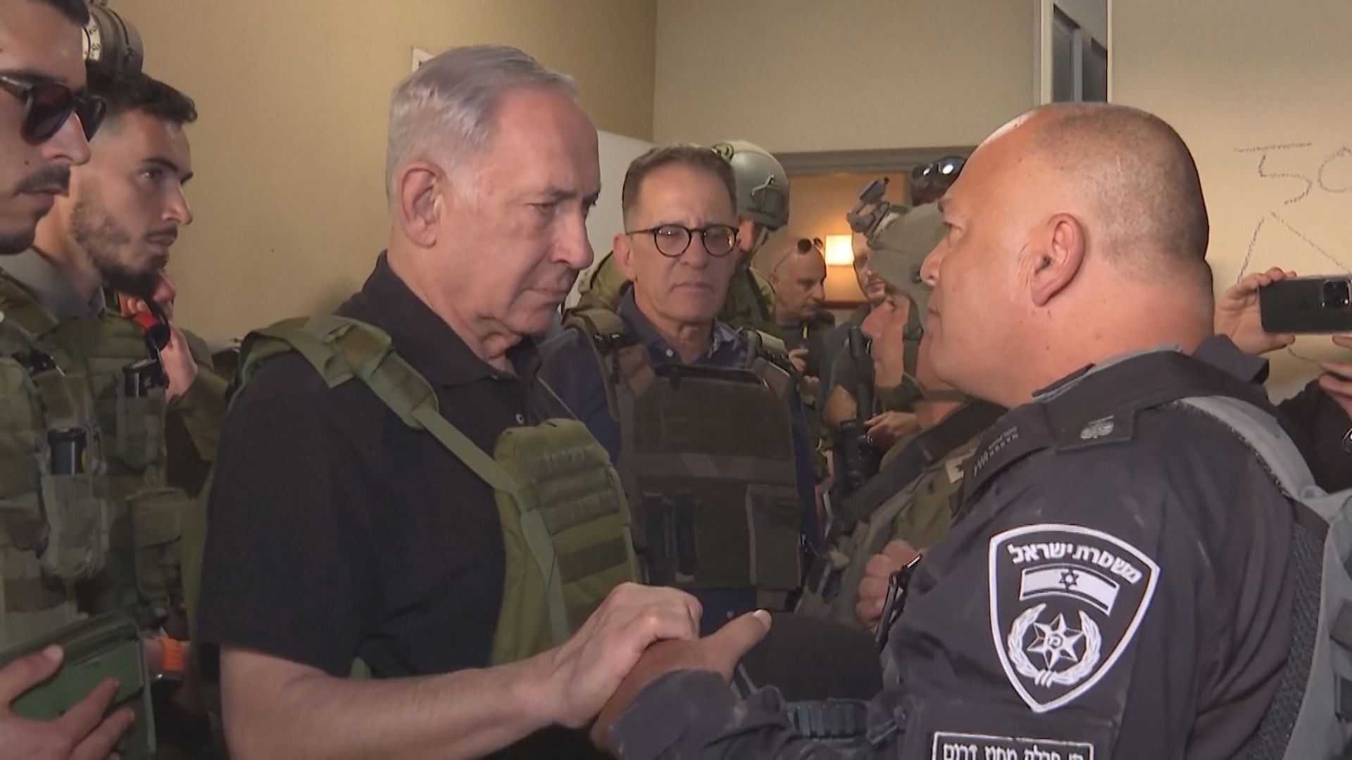 內塔尼亞胡視察加沙附近以軍