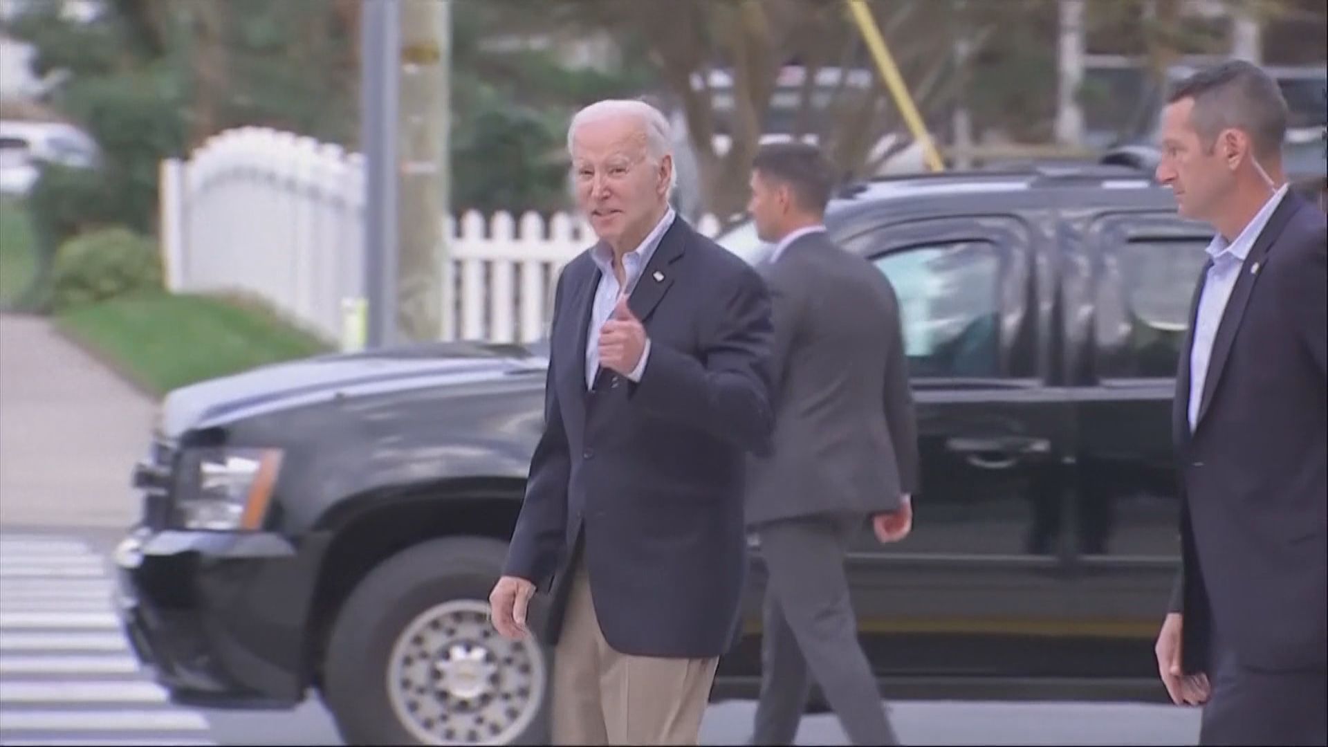 美國總統拜登透露推動人道主義休戰有進展