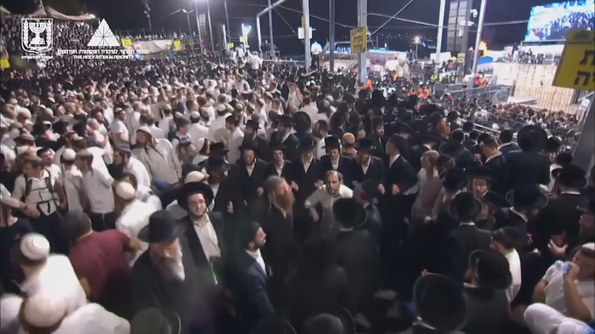 以色列人踩人慘劇部分死者出殯