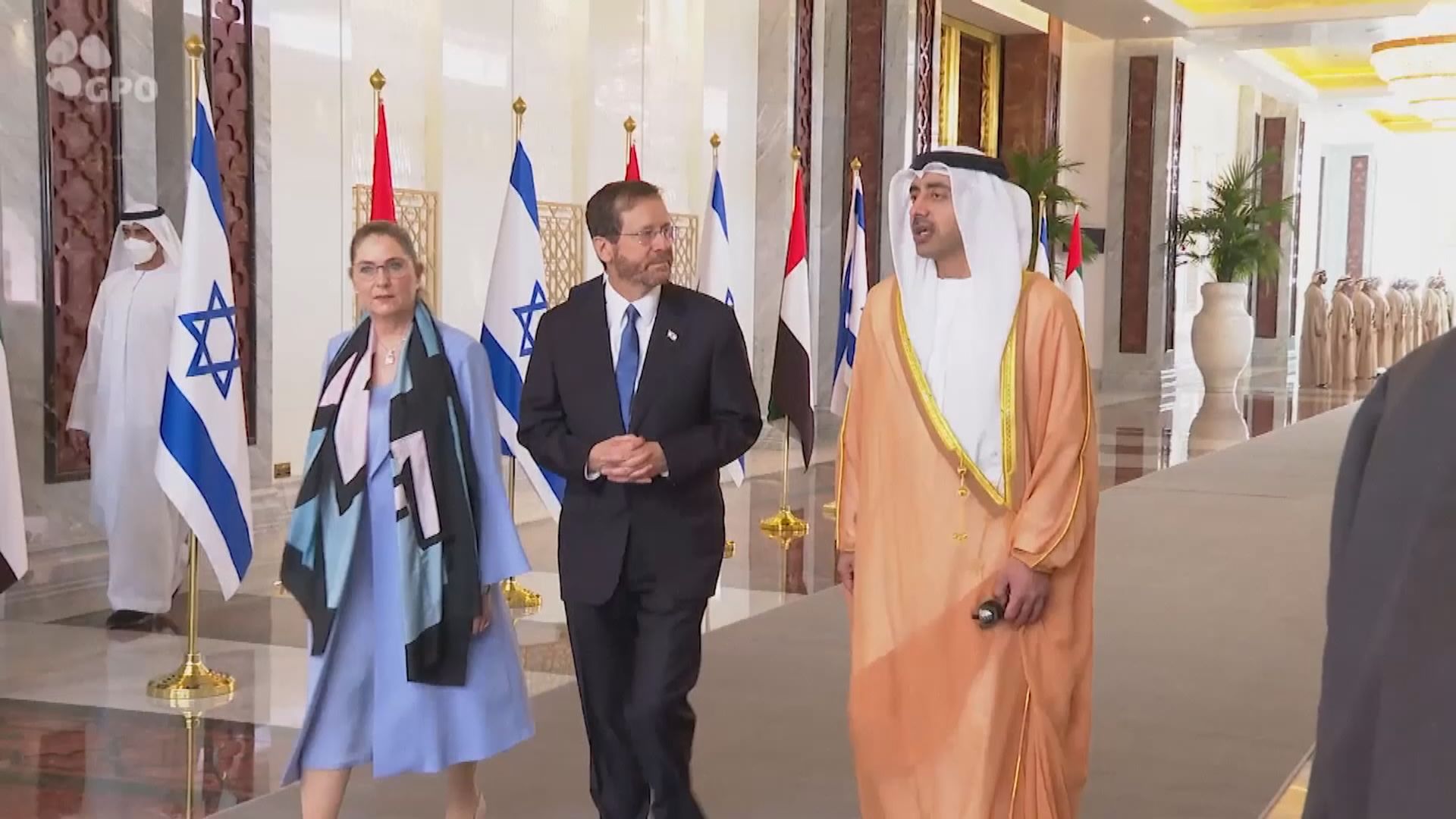 赫爾佐格成首位到訪阿聯酋的以色列總統