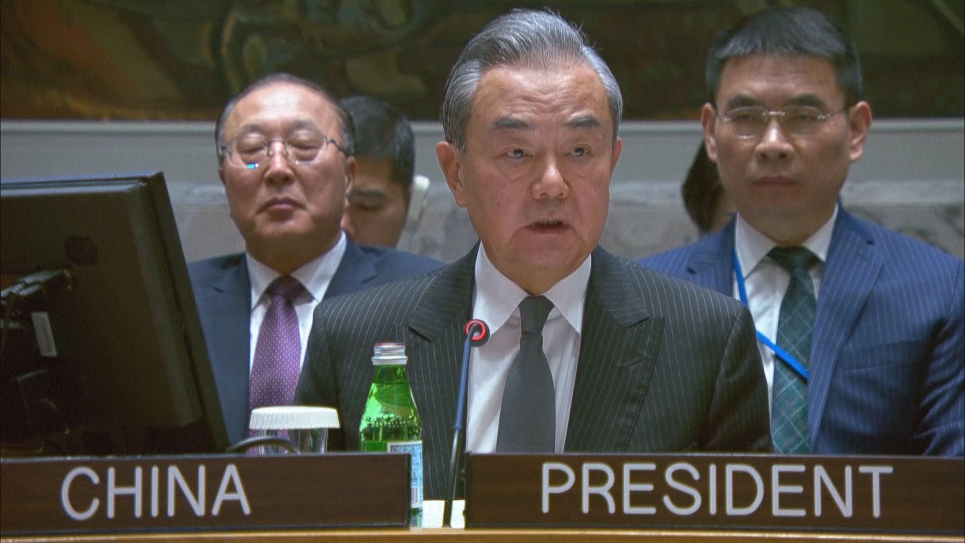 王毅主持安理會會議 警告加沙戰火重燃將吞噬整個地區