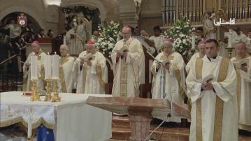 伯利恆舉行平安夜子夜彌撒 主教促停止對巴人佔領