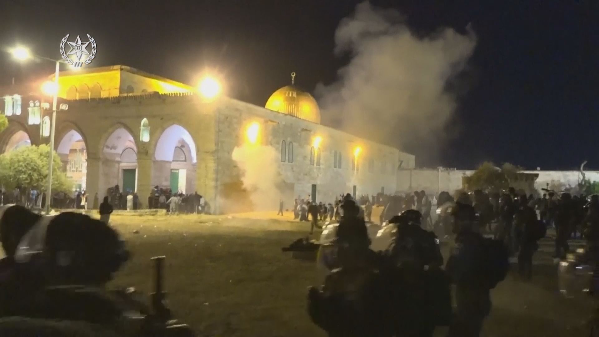 以巴阿克薩清真寺衝突至少200人傷
