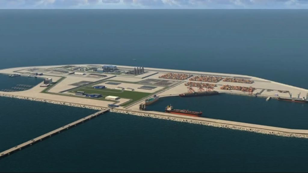 卡茨力推加沙對開建人工島