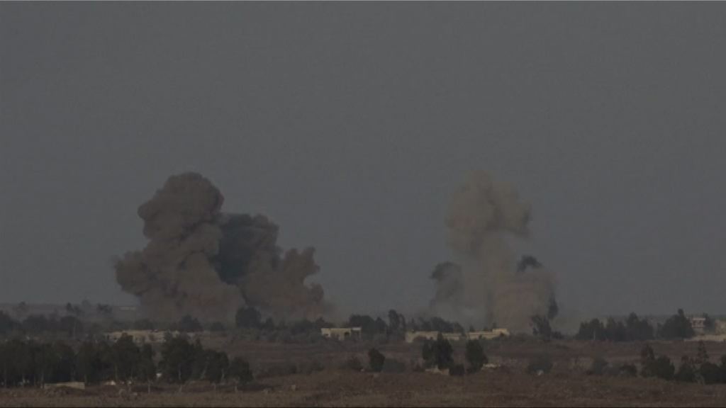 以軍擊落一架敘利亞戰機