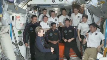 公理四號4名太空人抵達國際太空站