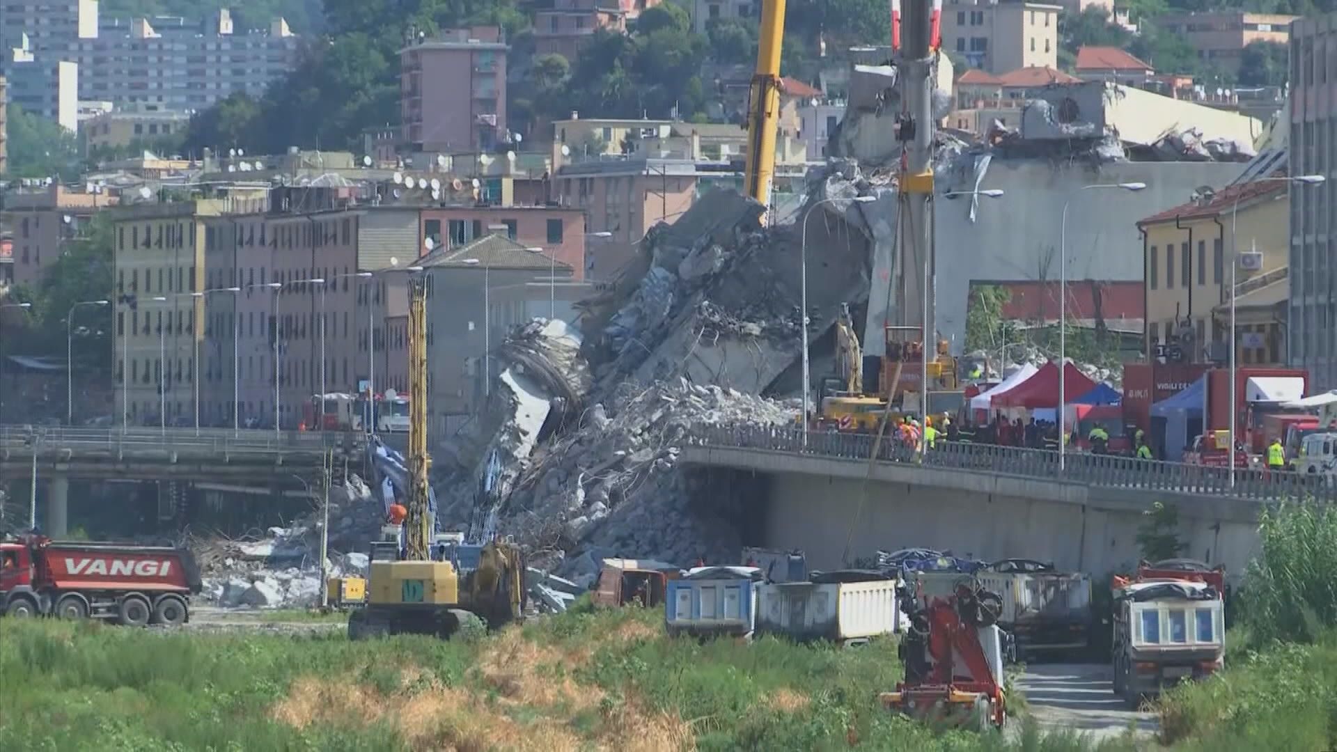 意大利塌橋搜救行動結束
