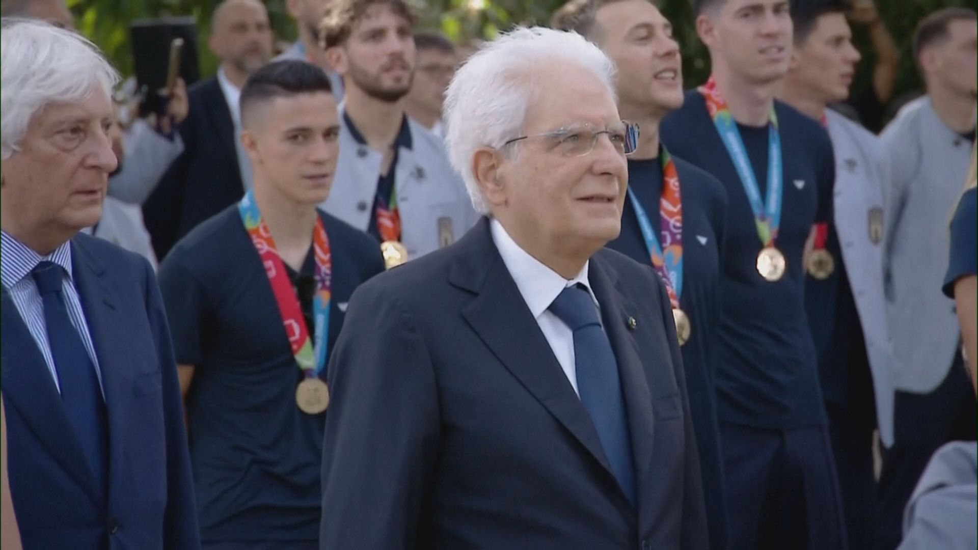 意大利總統祝賀代表隊奪得歐國盃