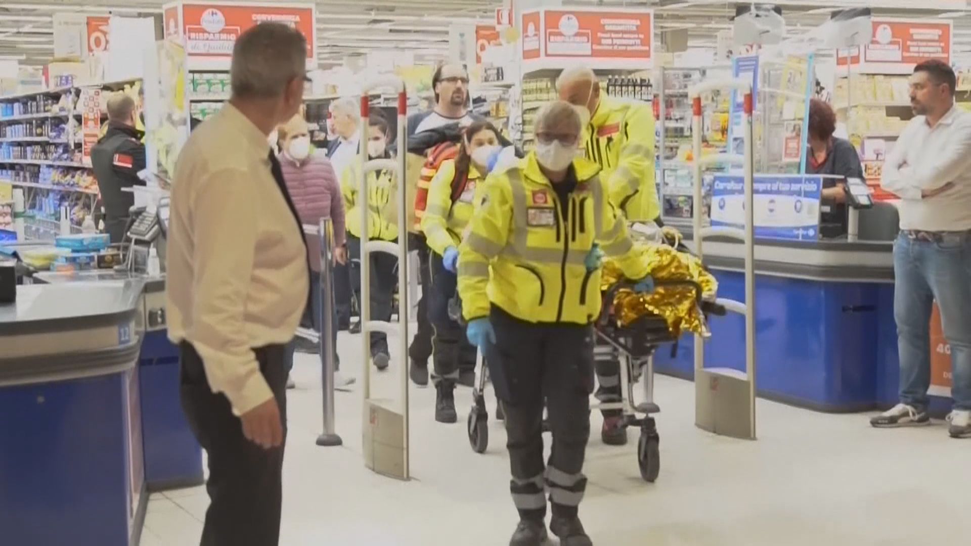 意大利超市發生持刀傷人案　一死五傷