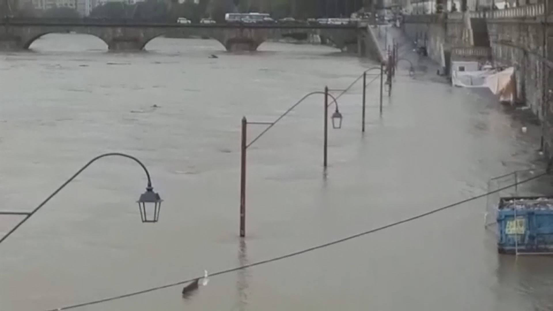 意大利惡劣天氣北部嚴重水浸