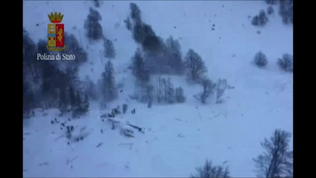 意大利中部雪崩掩埋酒店　三十人失蹤