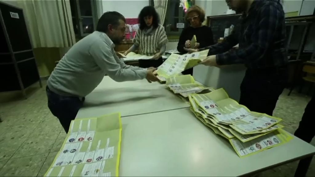意大利料出現懸峙國會　需組聯合政府