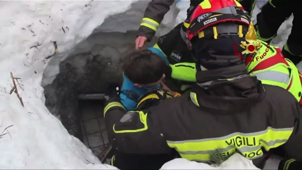 意國雪崩4名生還兒童全獲救