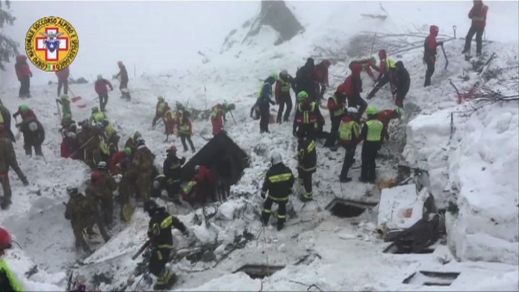 意大利雪崩增至七死