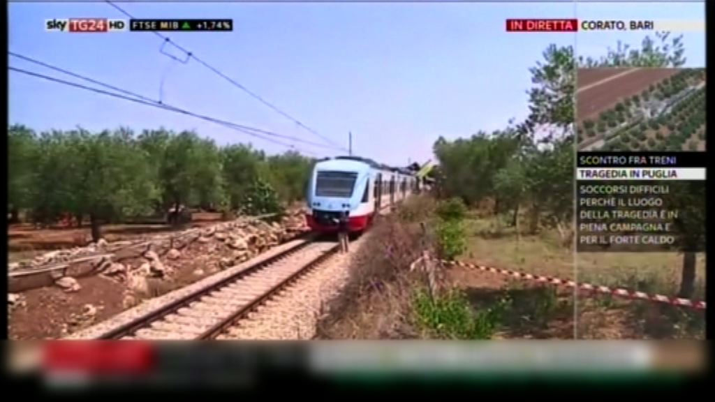 意大利兩火車相撞致20人死