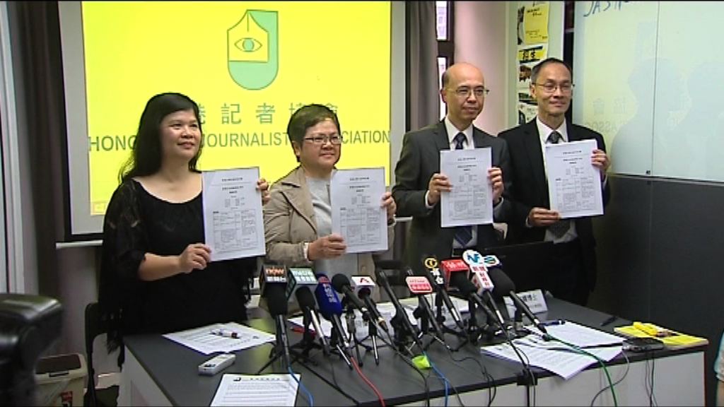 本港新聞自由指數連跌2年後回升