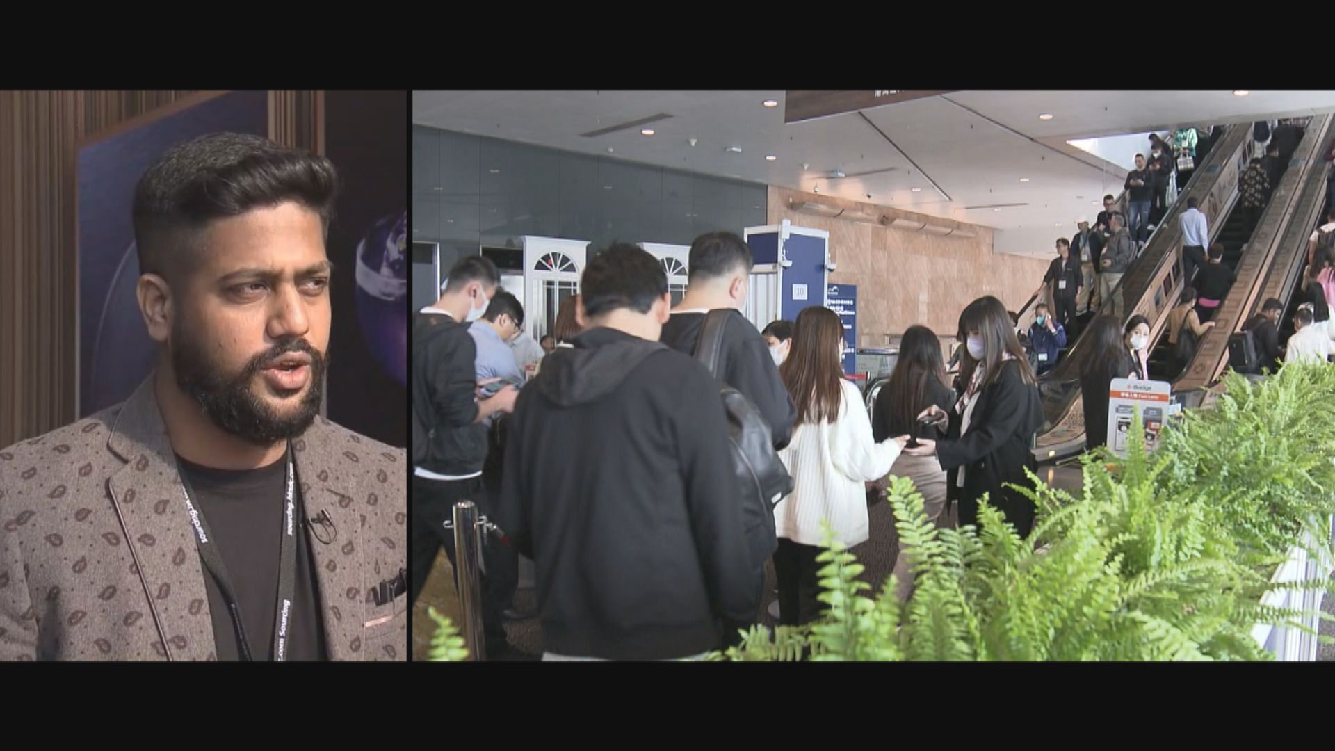 撤銷口罩令後首個國際展覽　門口現排隊人潮