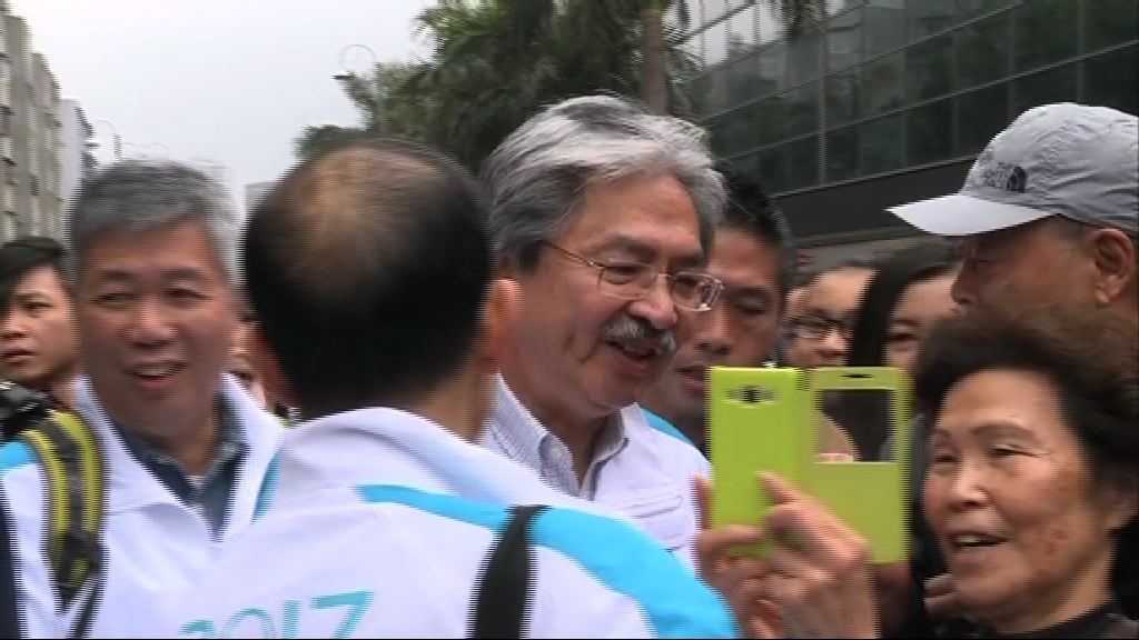 曾俊華明於港島舉行造勢巡遊