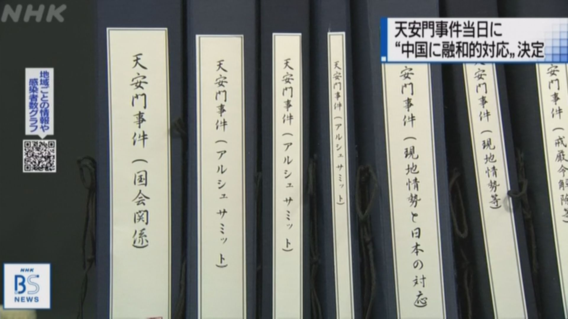 日政府公開外交文件　天安門事件後以和睦方針應對中國