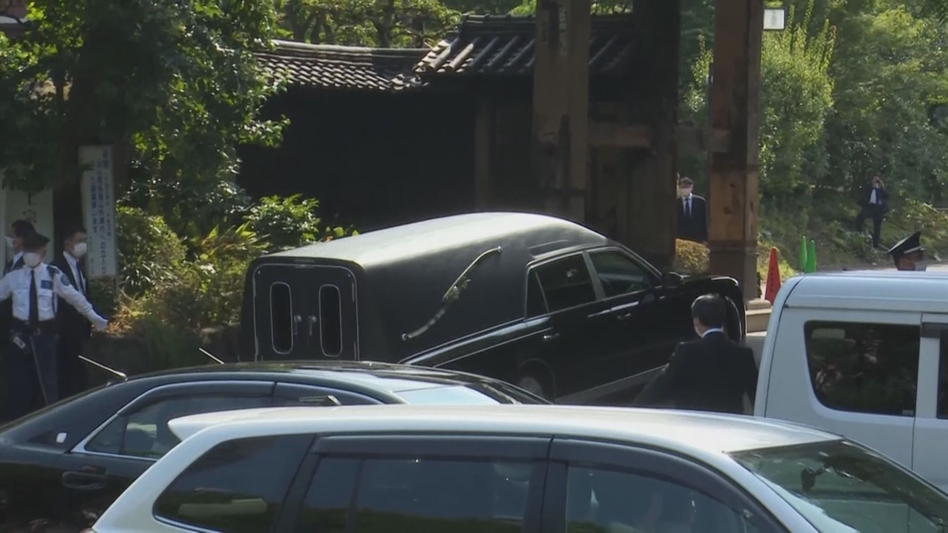 安倍晉三遺體移送至東京增上寺