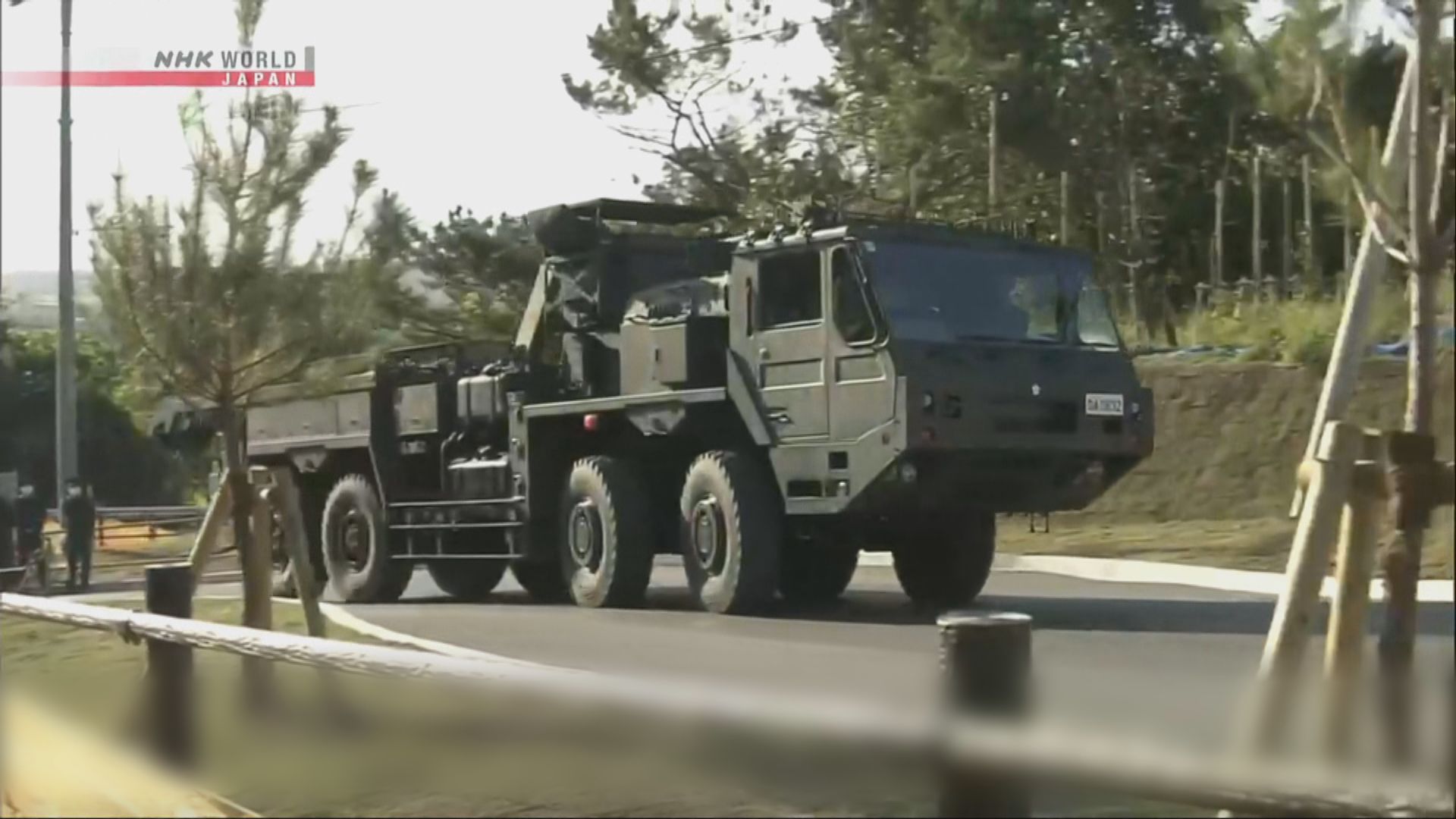 日本陸上自衛隊於石垣島設新駐地　二百架車輛率先進駐