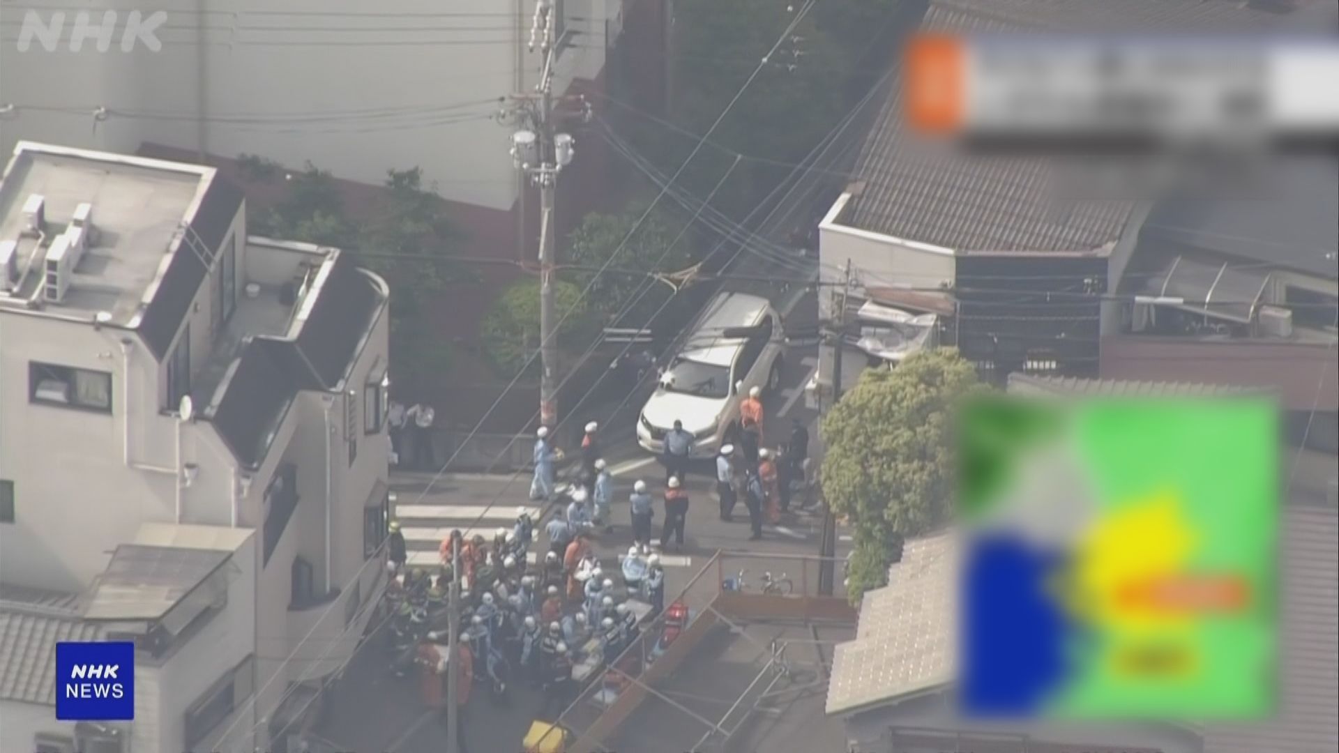 日本大阪有人蓄意駕車撞小學生多人傷疑犯被捕