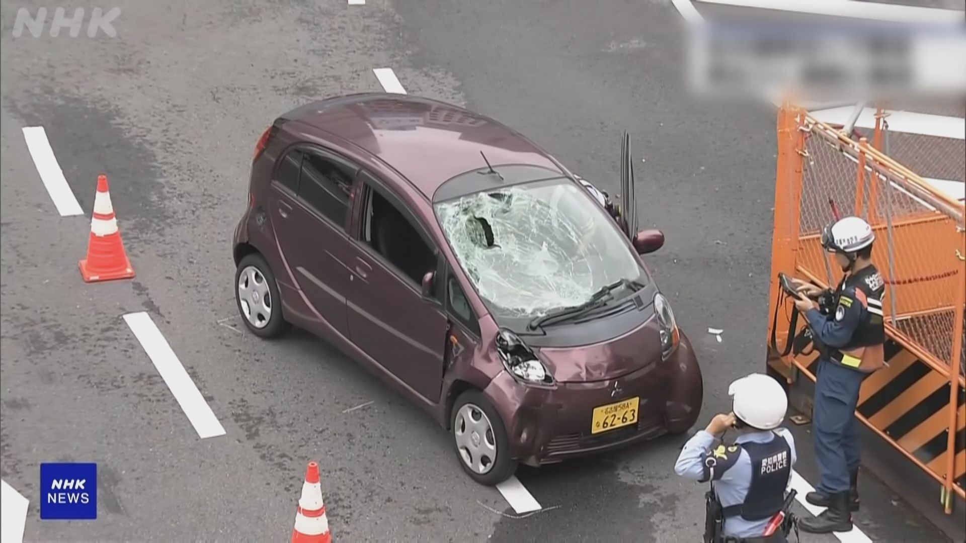 日本名古屋71歲司機駕車疑逆線行駛被捕　撞傷過路三名途人