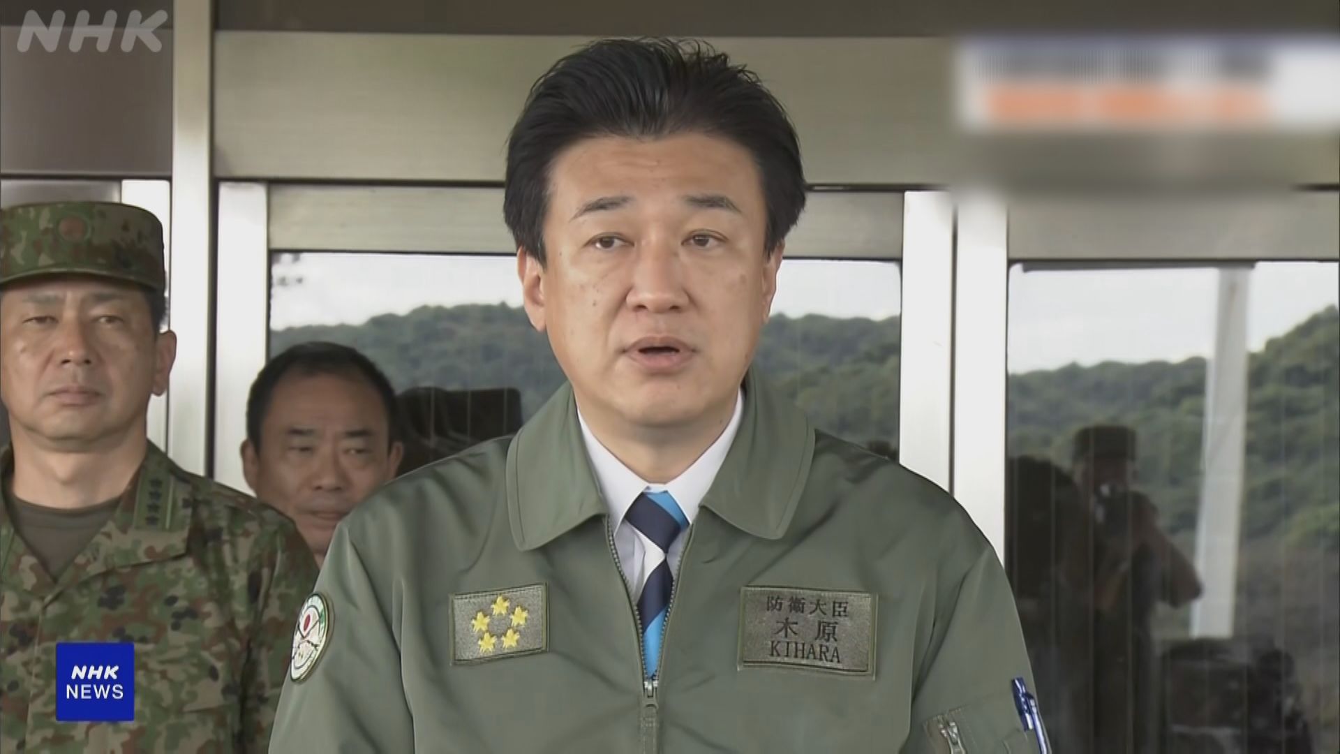 日本新防相木原稔首次視察自衛隊