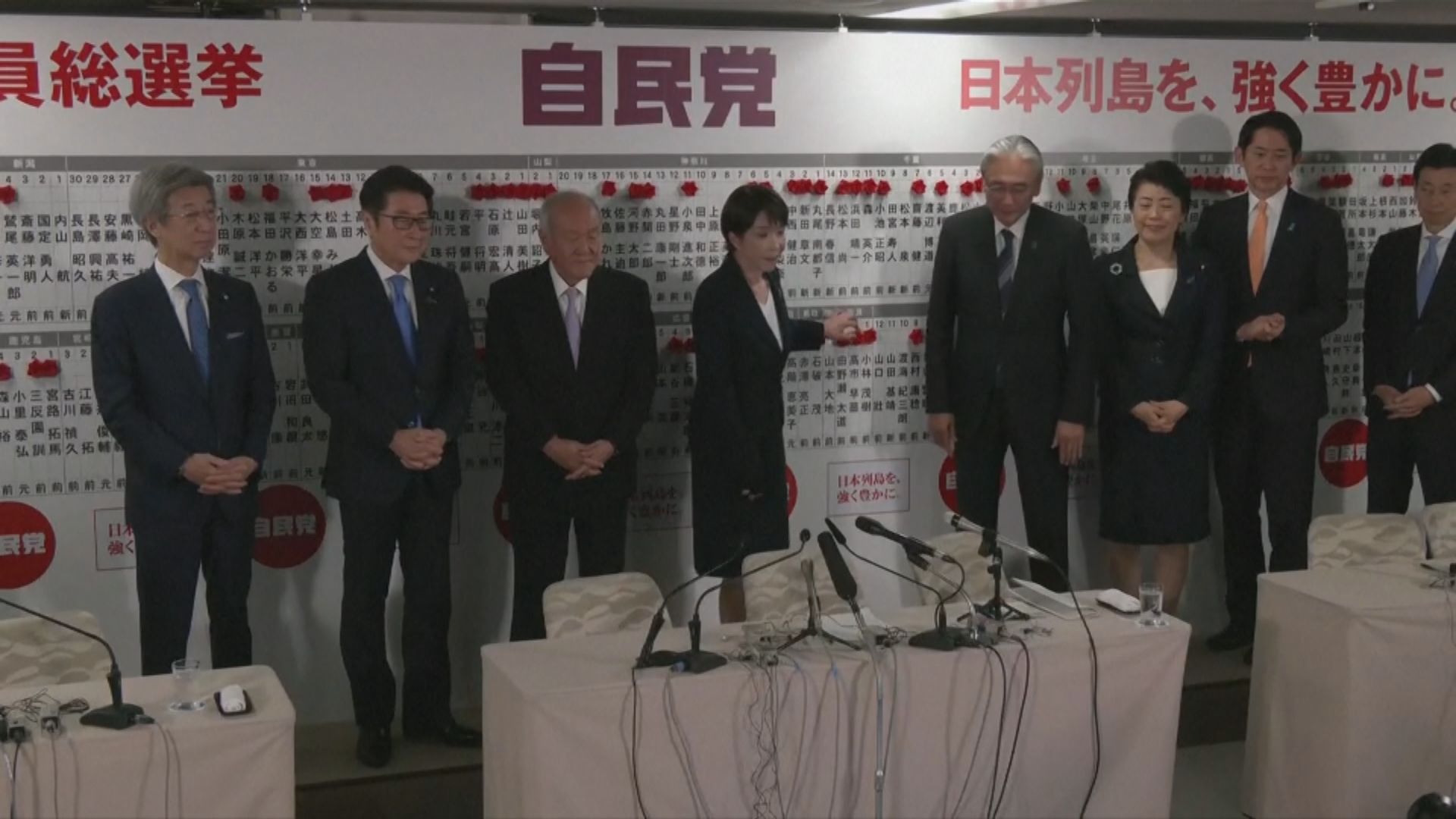 日本自民黨在眾議院單獨過半　執政聯盟議席數達修憲門檻