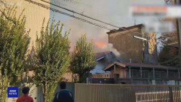 日本前首相田中角榮故居發生大火 長女曾在家中燒香