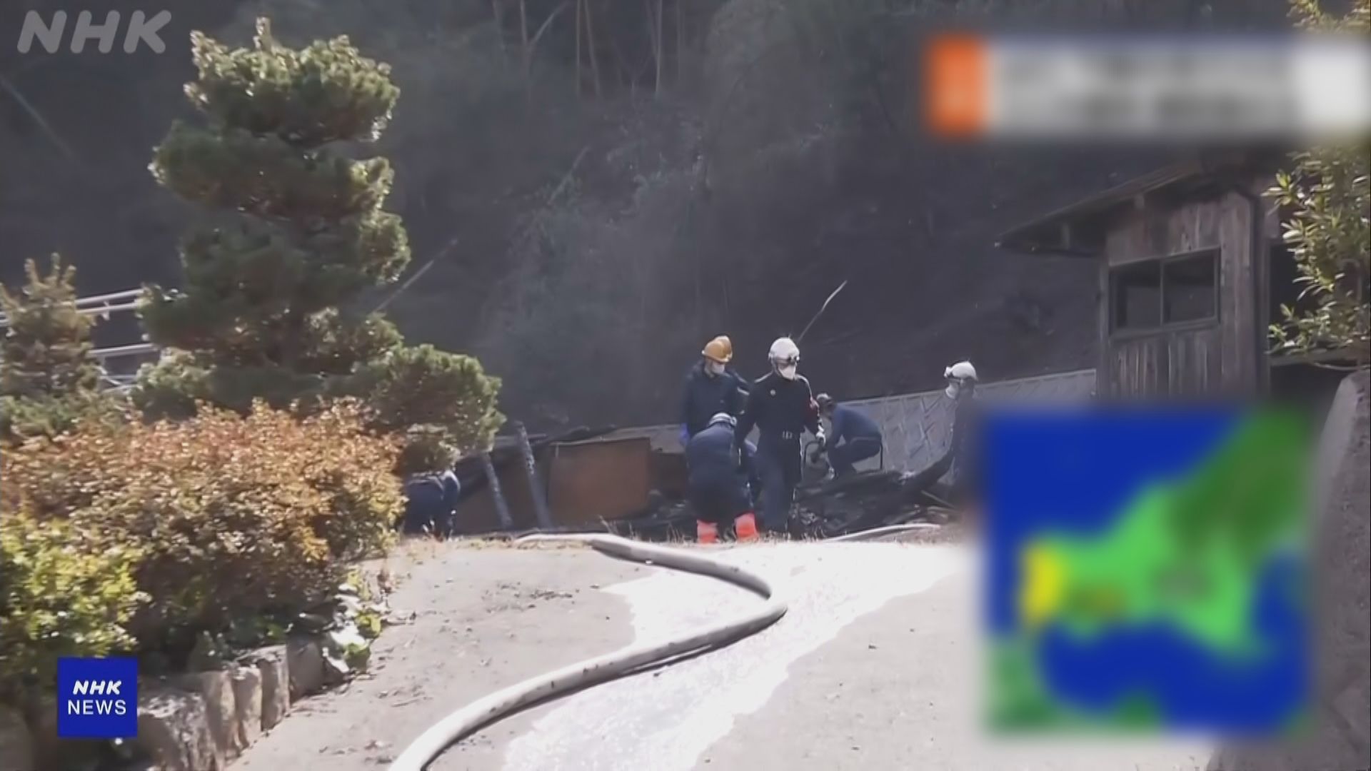 日本山口縣下關市有寺院起火釀5死