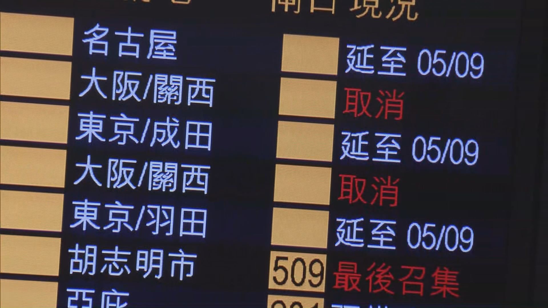 旅遊業議會：大阪現時有七個本港旅行團