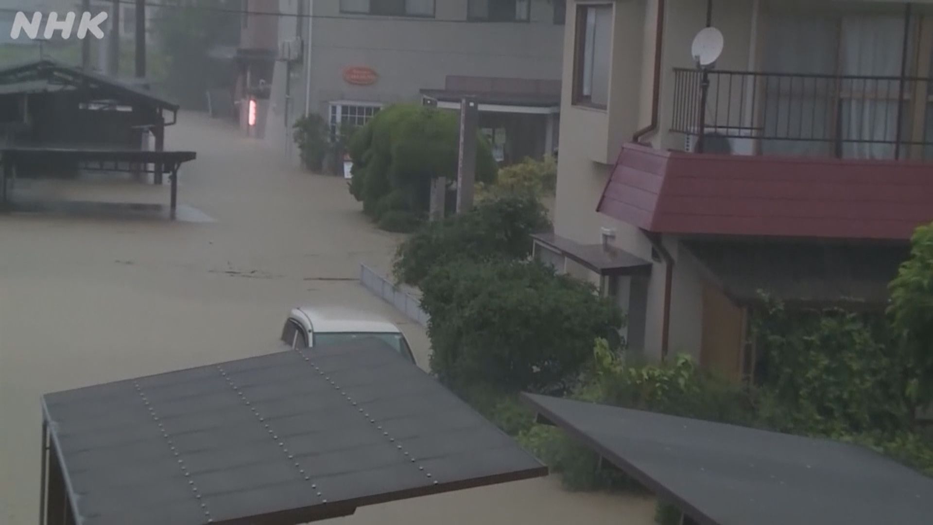 日本九州地區暴雨成災多人失蹤