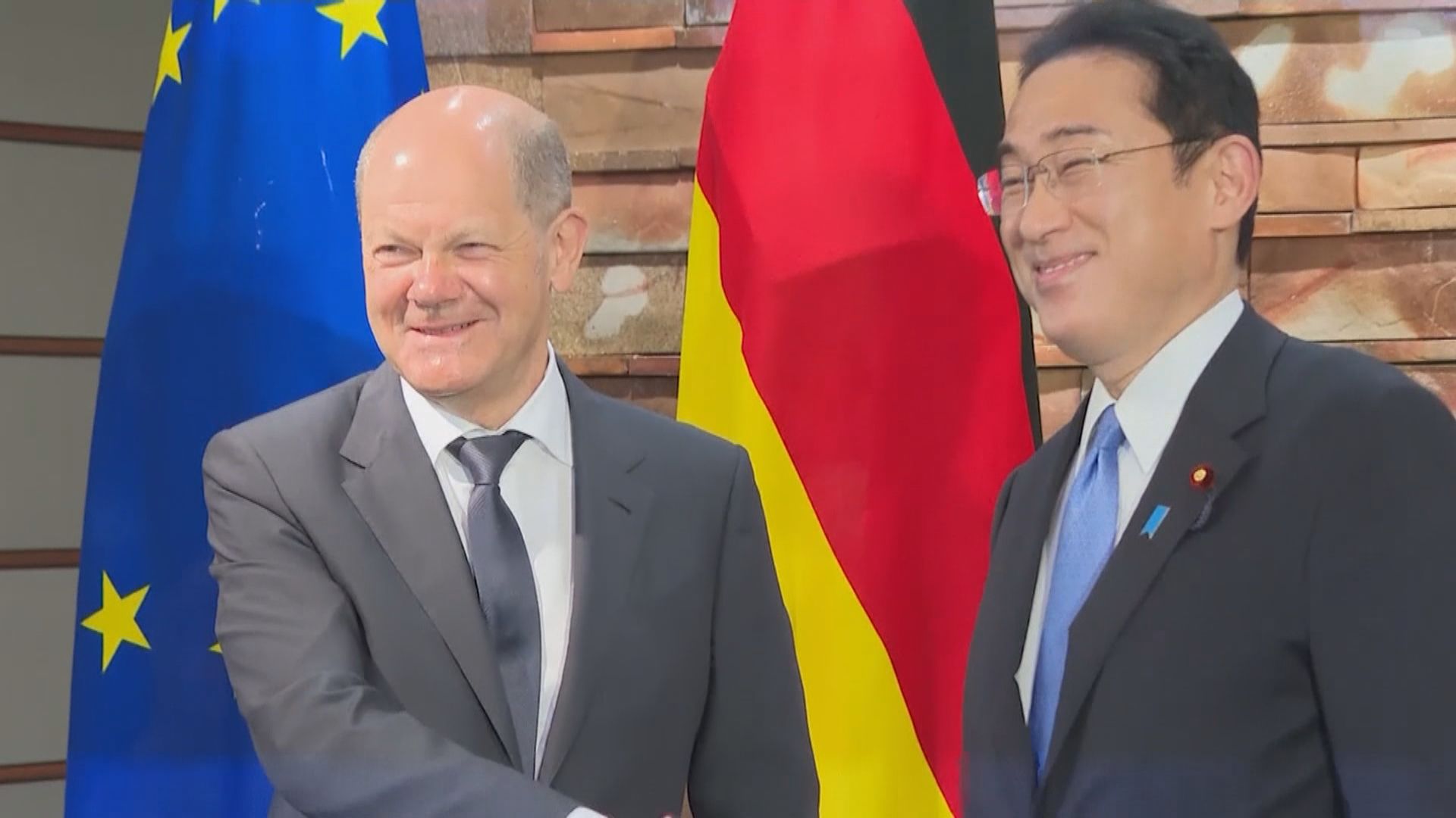 日德首腦會談同意不接受武力改變東海南海現狀