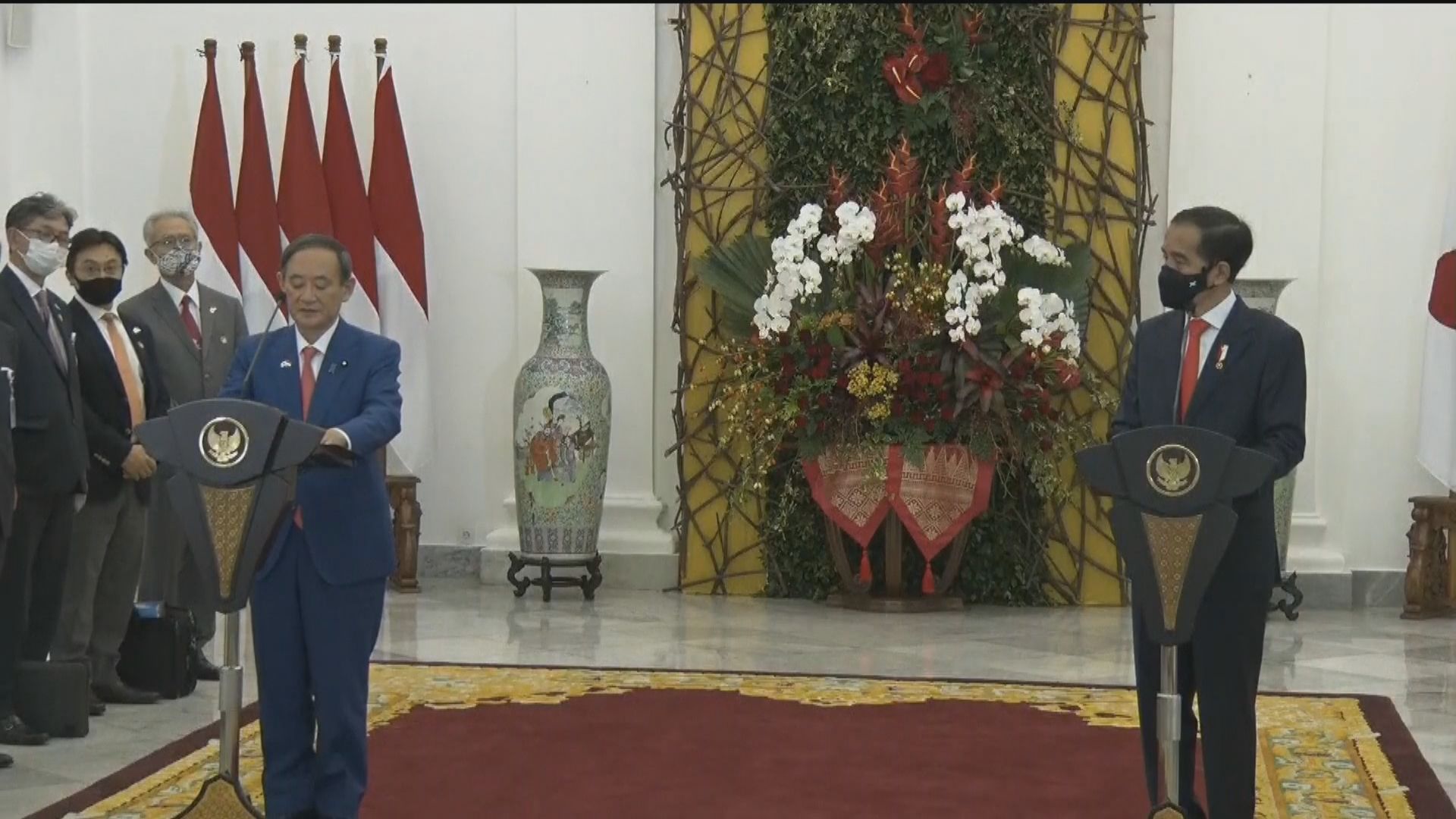 菅義偉與佐科維多多同意加強貿易和國防安全合作