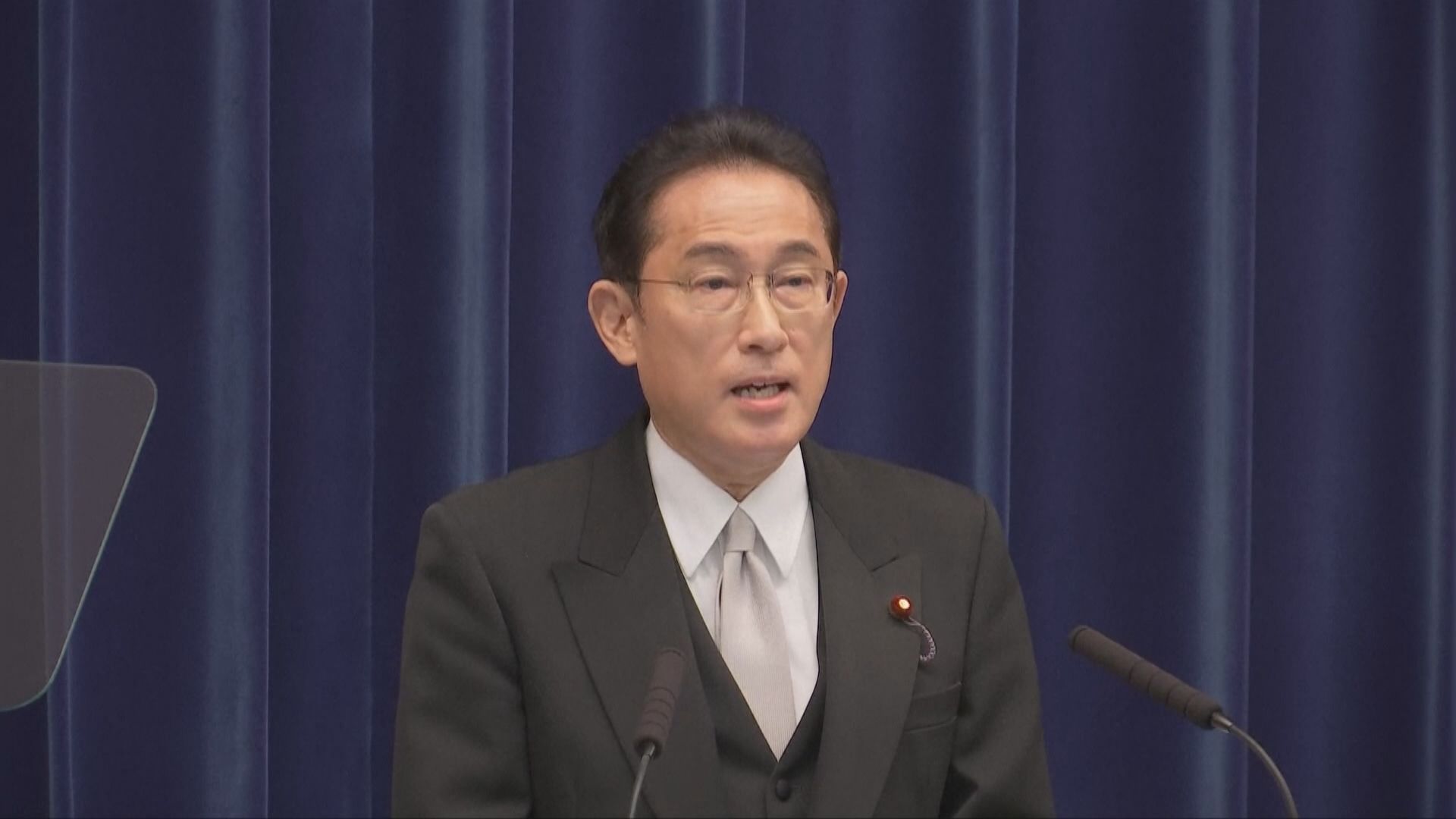 日本首相岸田文雄確診新冠病毒