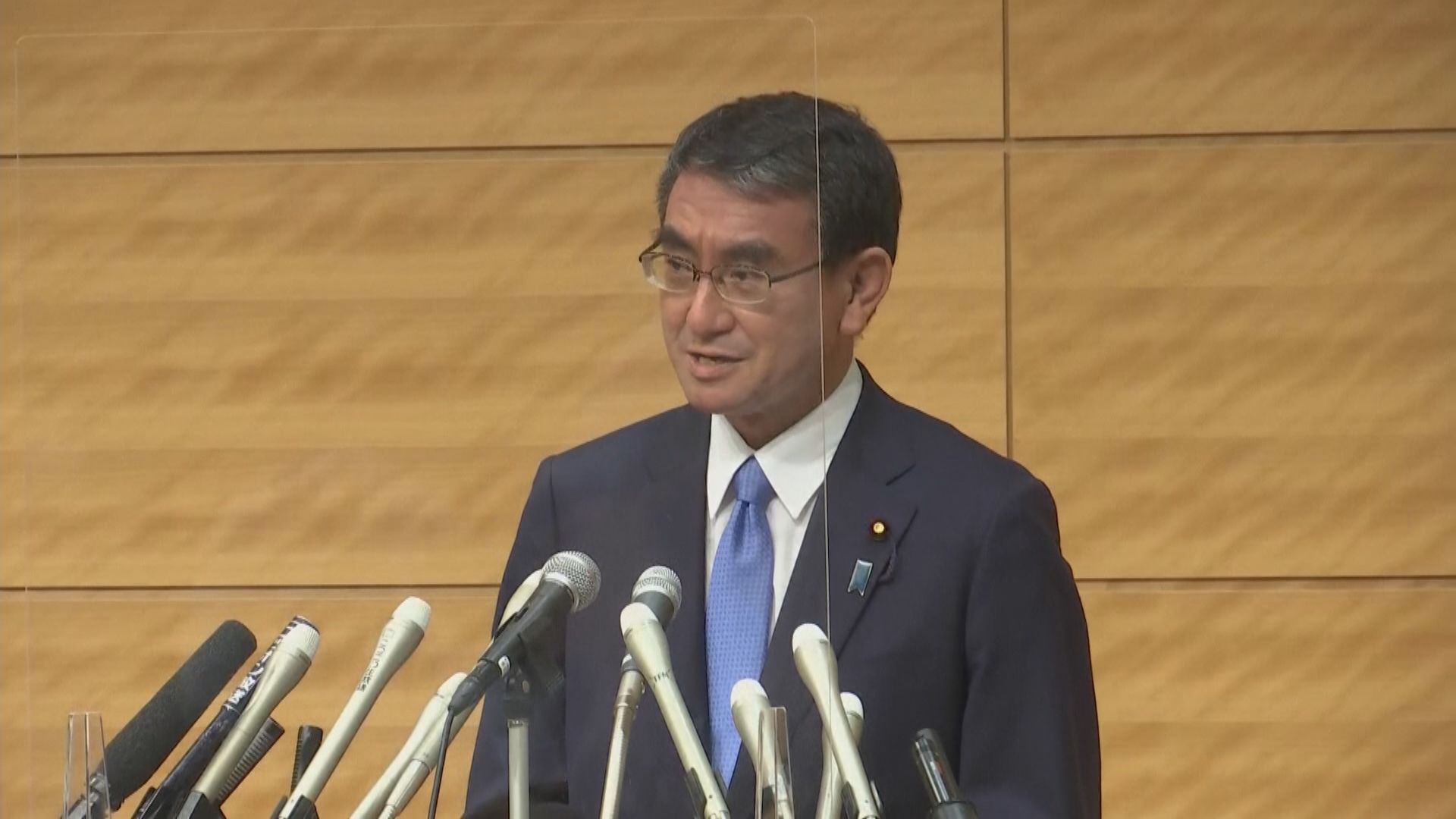 河野太郎宣布競逐自民黨總裁