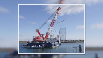 日本東電強化福島第一核電廠附近防止魚群外游的網