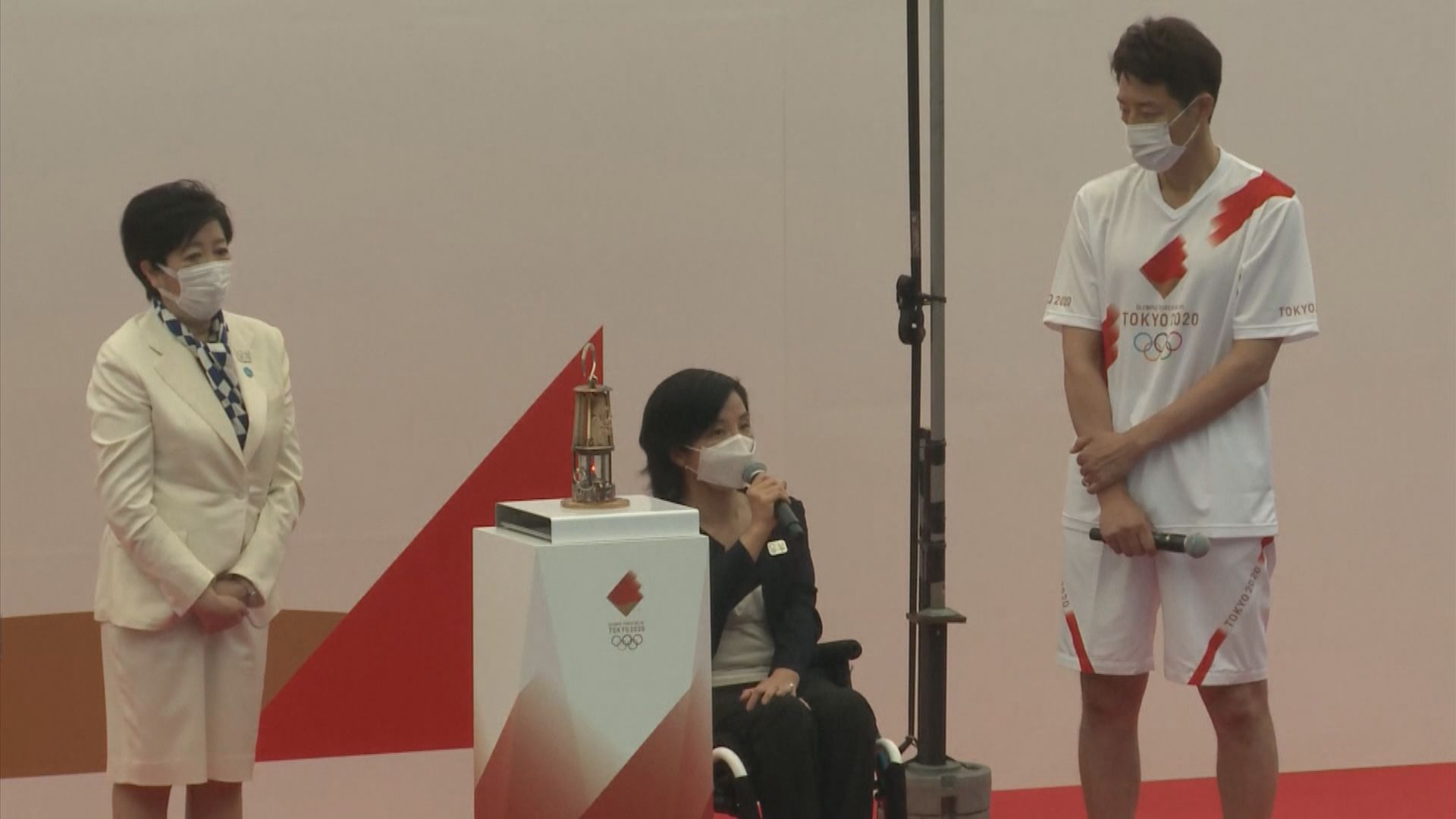 東京奧運聖火抵達東京都