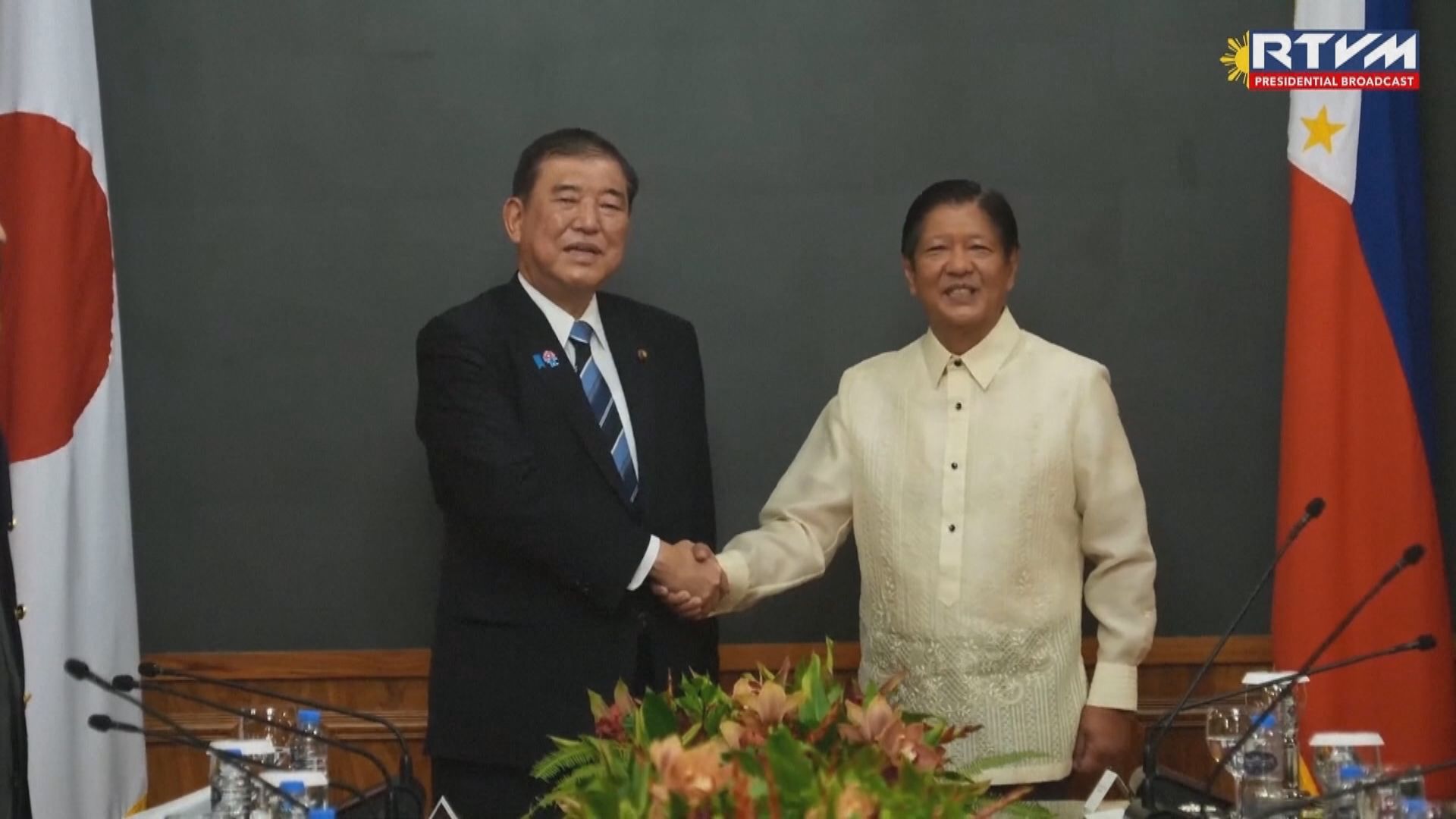 小馬可斯晤石破茂　商討防務合作協議