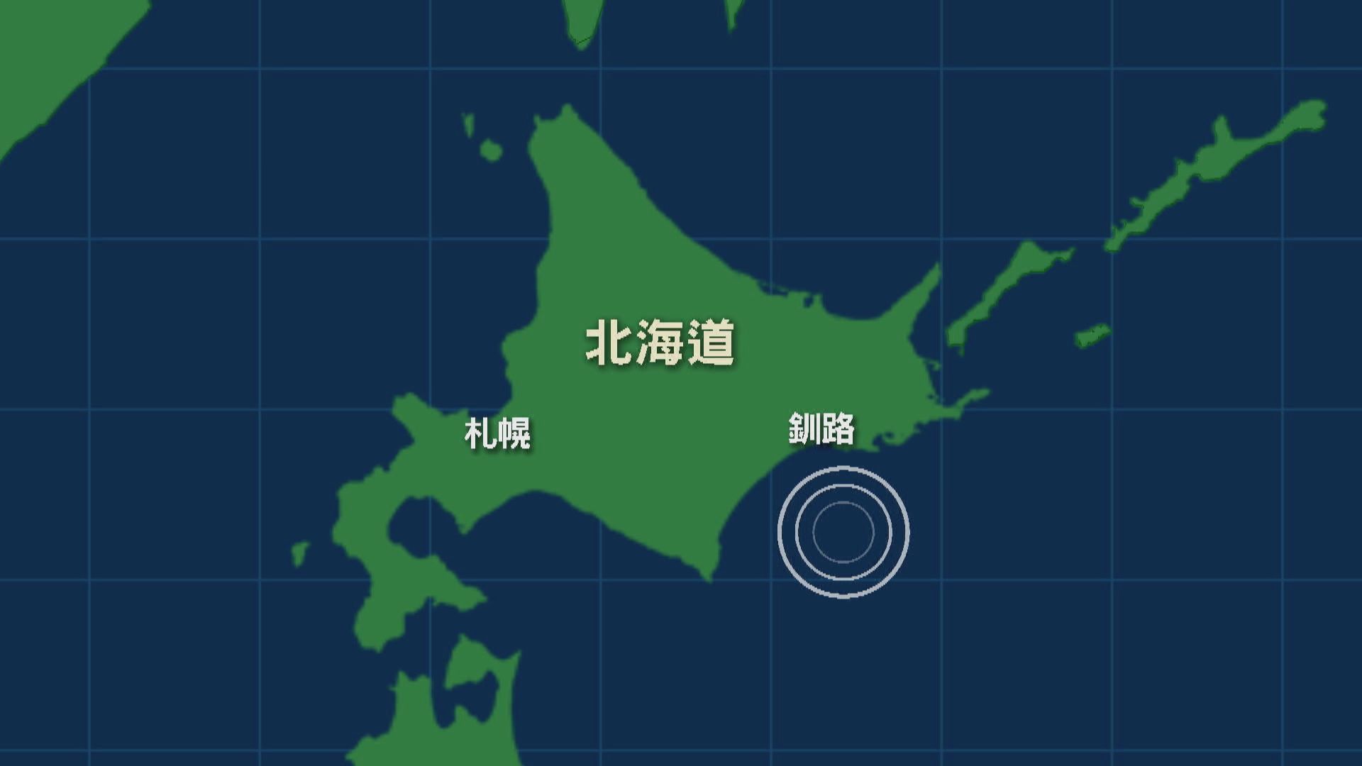 日本北海道對開6.1級地震