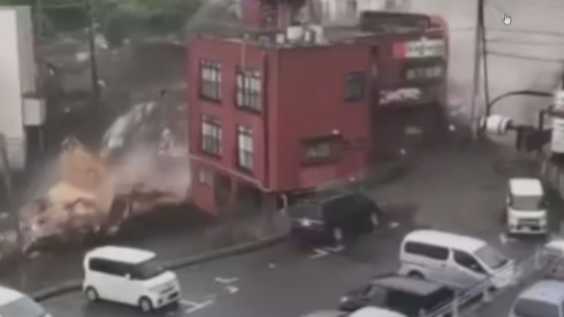 日本多地暴雨　靜岡縣熱海市發生大規模山泥傾瀉
