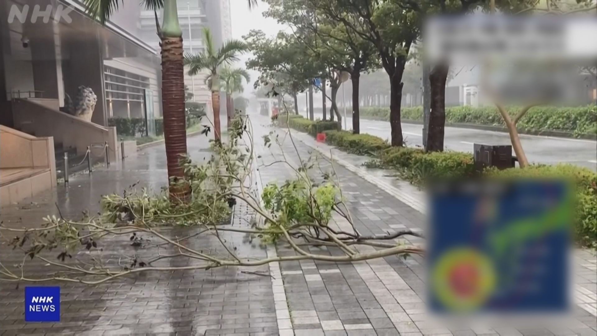 已減弱為強烈熱帶風暴的卡努 再次逼近日本沖繩