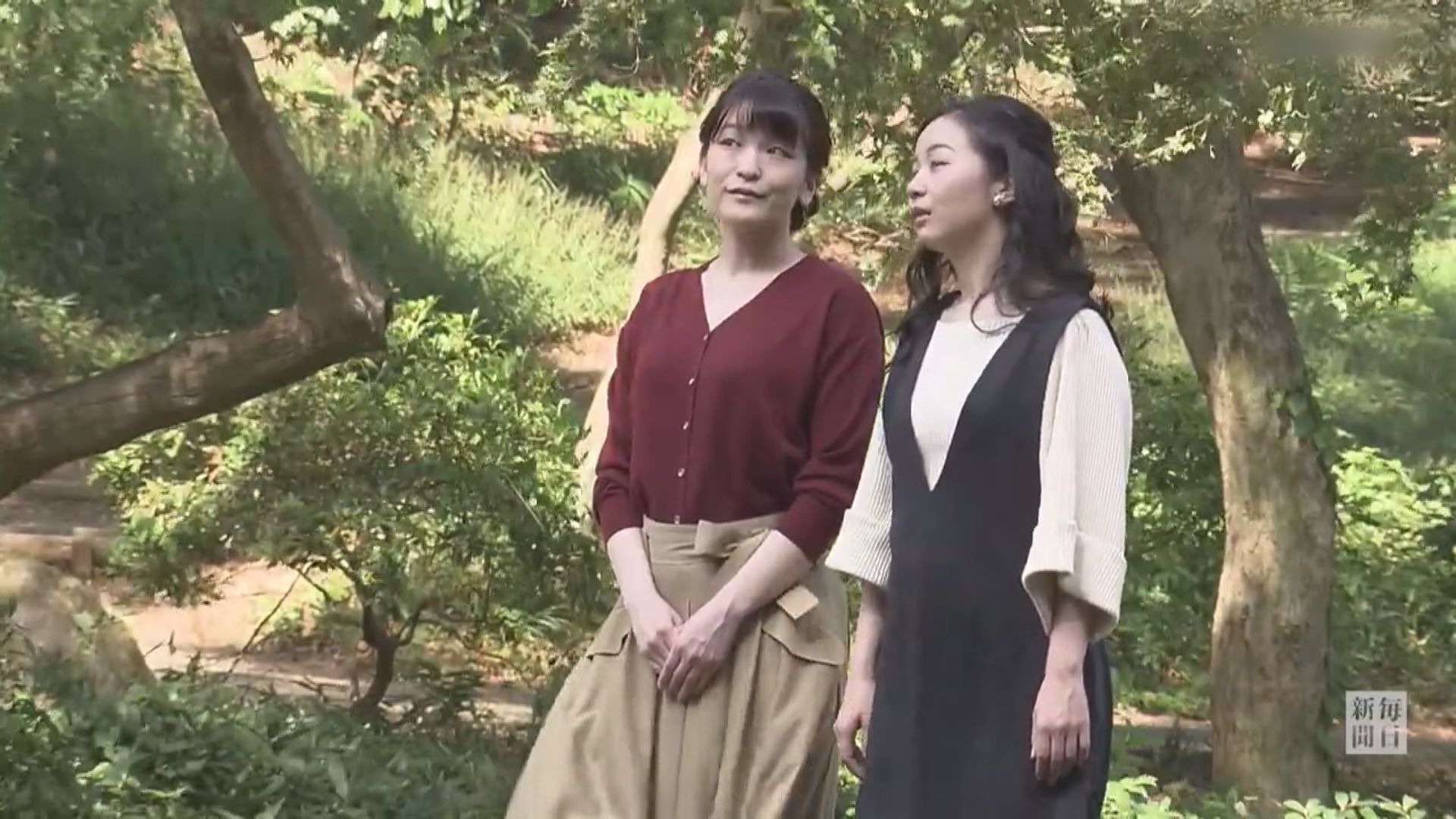 日本真子公主結婚前拜別上皇明仁