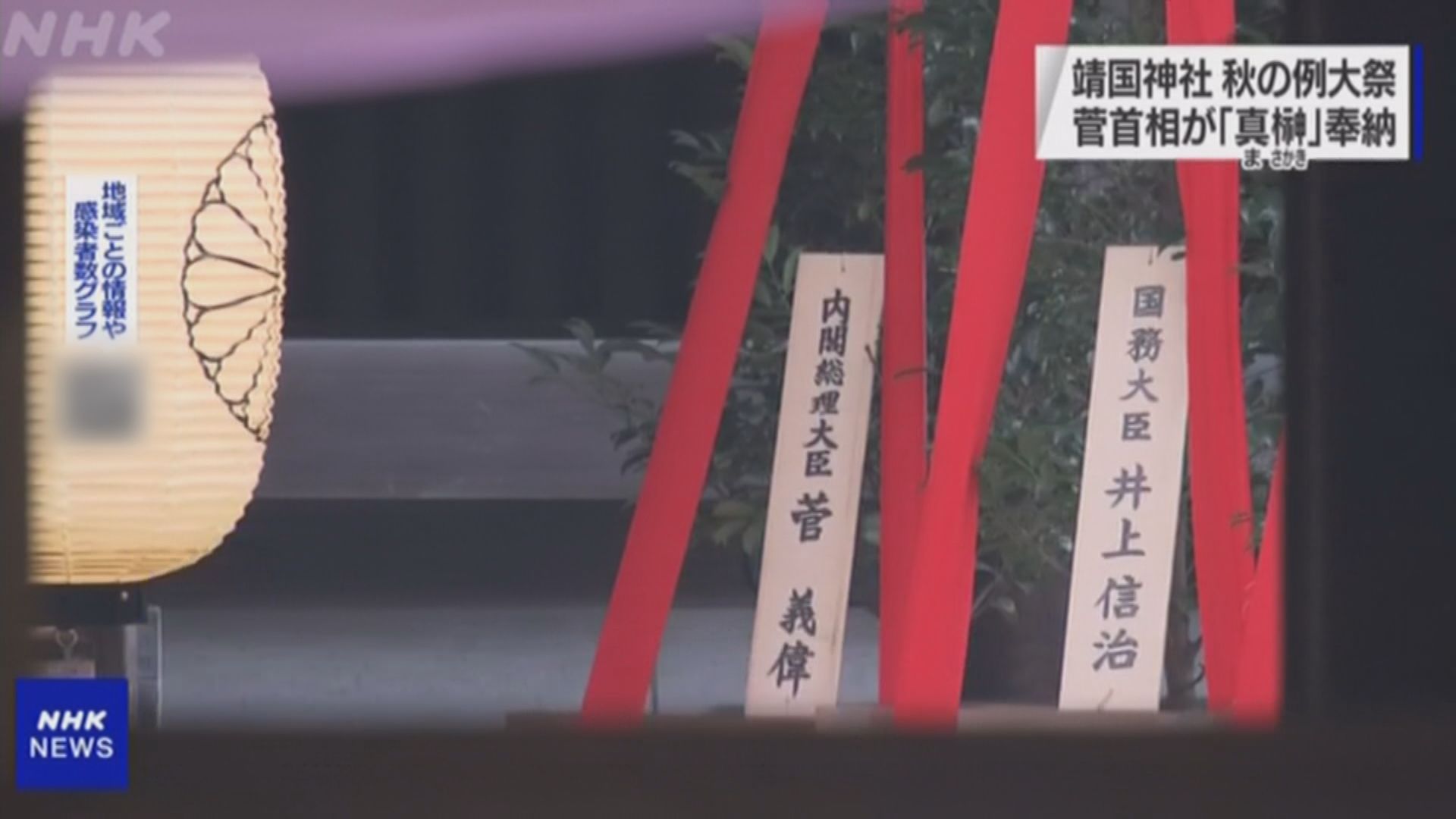 菅義偉向靖國神社供奉祭品　南韓外交部：深表遺憾