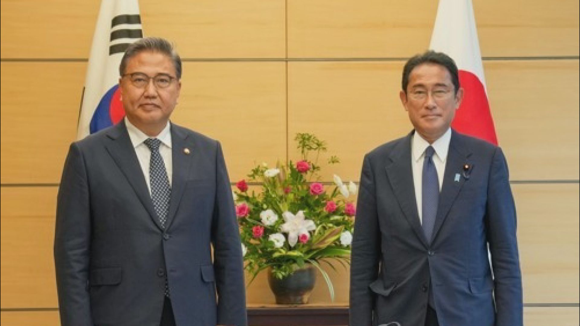 朴振晤日揆岸田文雄　討論改善兩國關係