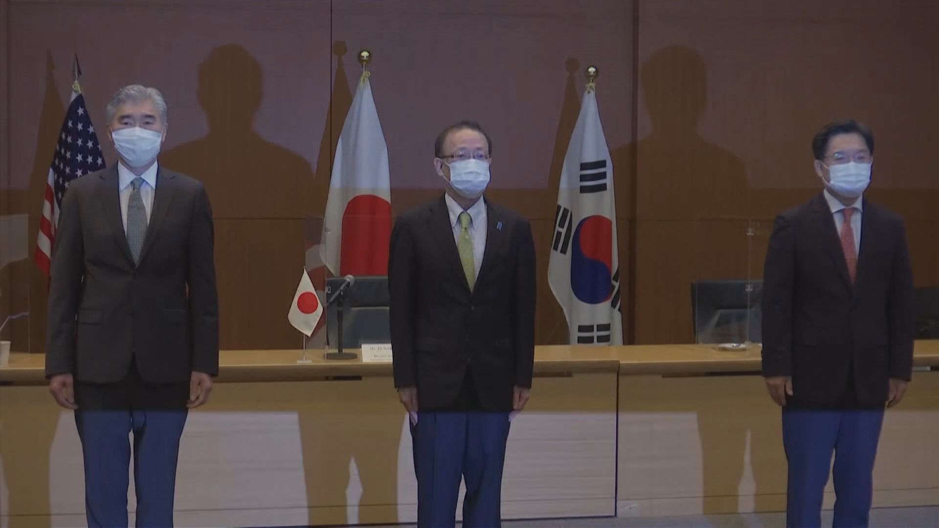美日韓同意續以對話和外交手段推進朝鮮半島無核化
