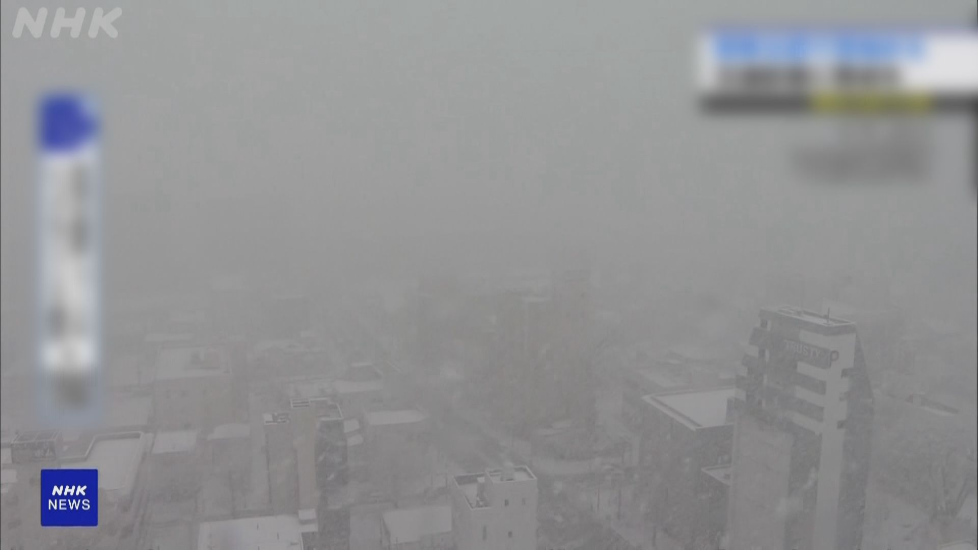 東京都出現三月雪　部分JR列車路線停駛