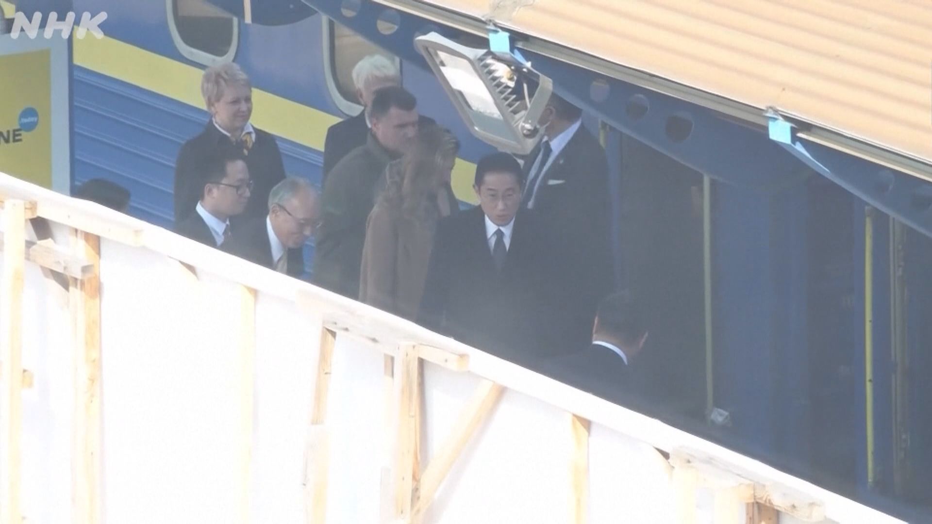 岸田文雄到訪烏克蘭　表達對烏克蘭支持